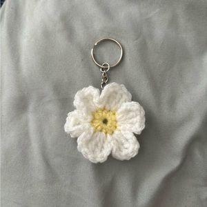 Crochet flower 🌸 keychain 🔑